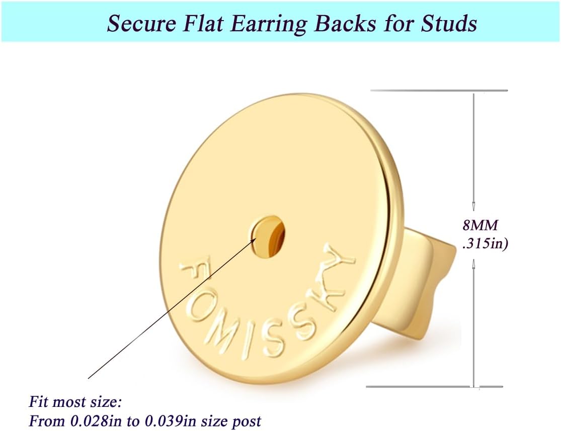 Detalle 2 de Fomissky-sisa Earring Backs 8mm