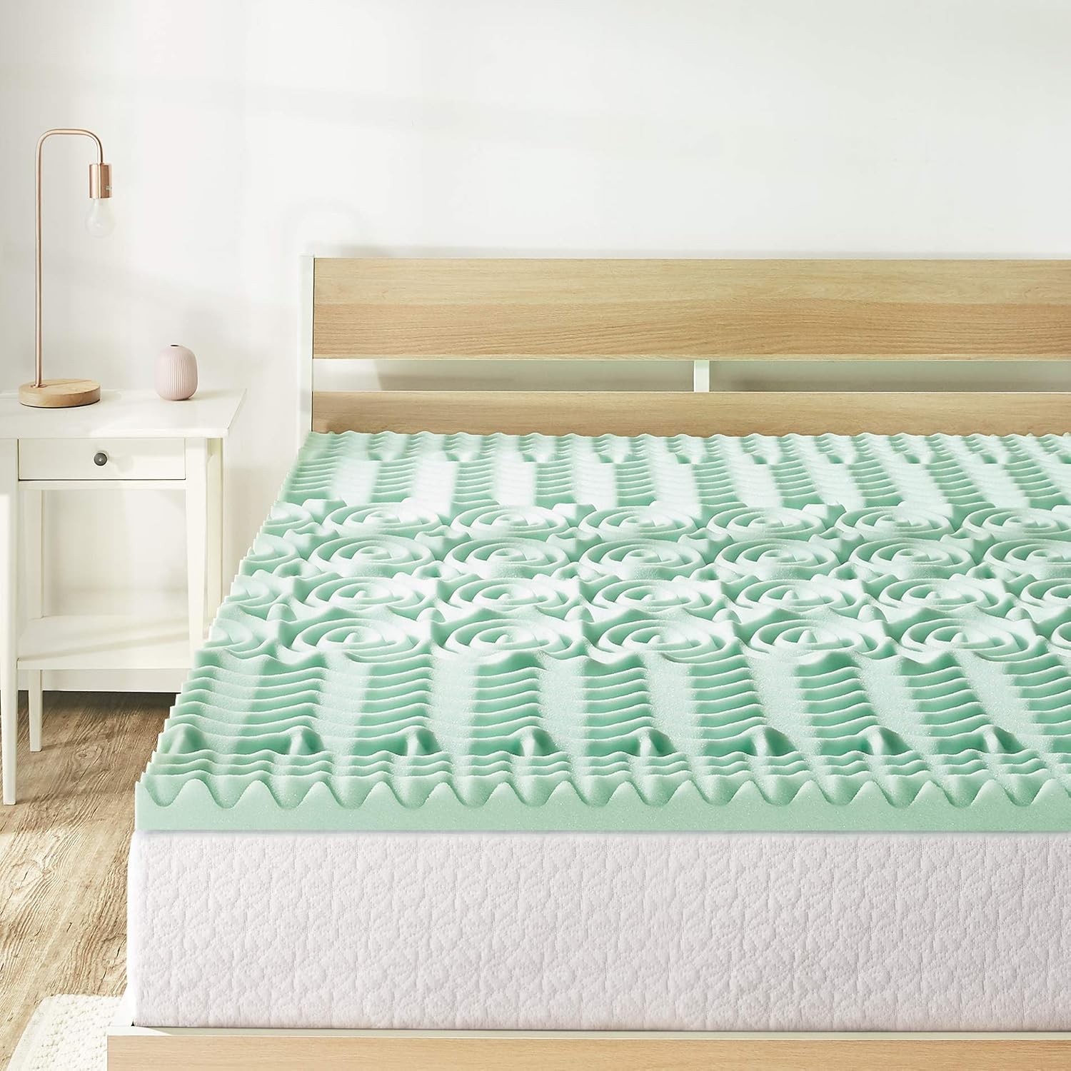 Detalle 2 de Mellow 1.5 Inch 5-Zone Memory Foam Mattress Topper