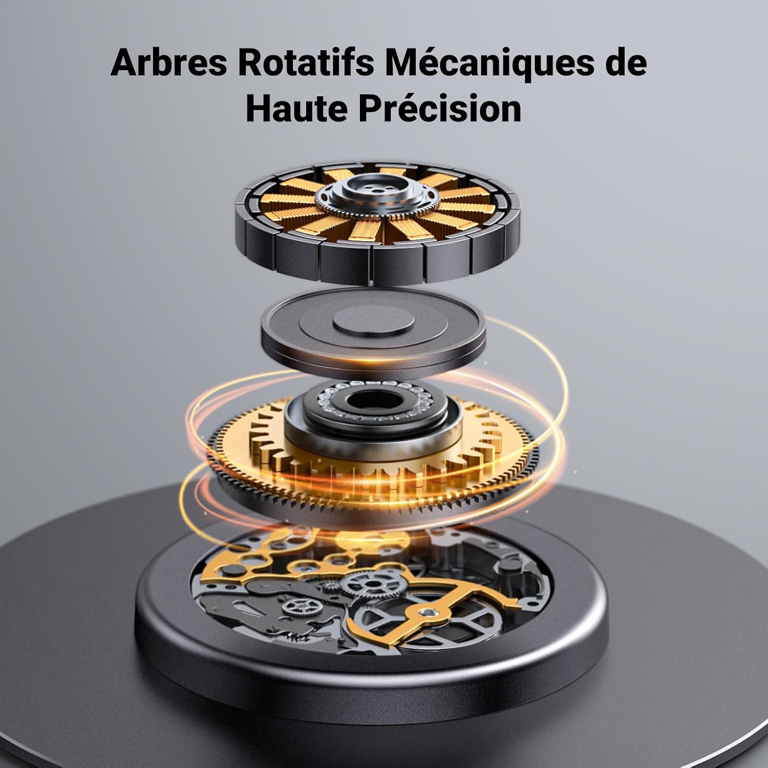 Detalle de UGREEN Support Téléphone Bureau Haut Réglable – rotating 360° et à hauteur ajustable