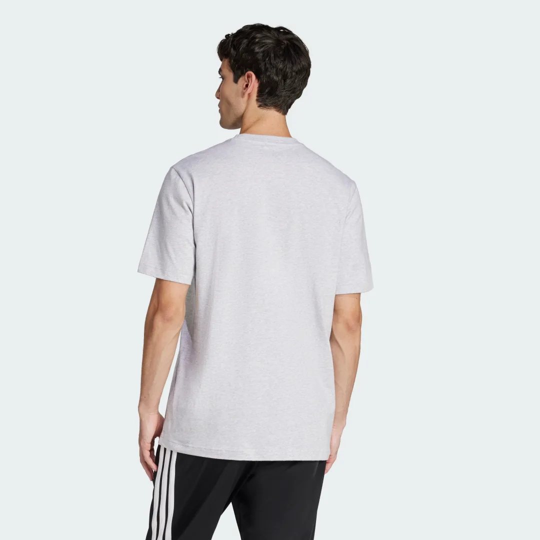 Detalle de Camiseta Lounge Still Life Lemons Graphic de Adidas (gris)