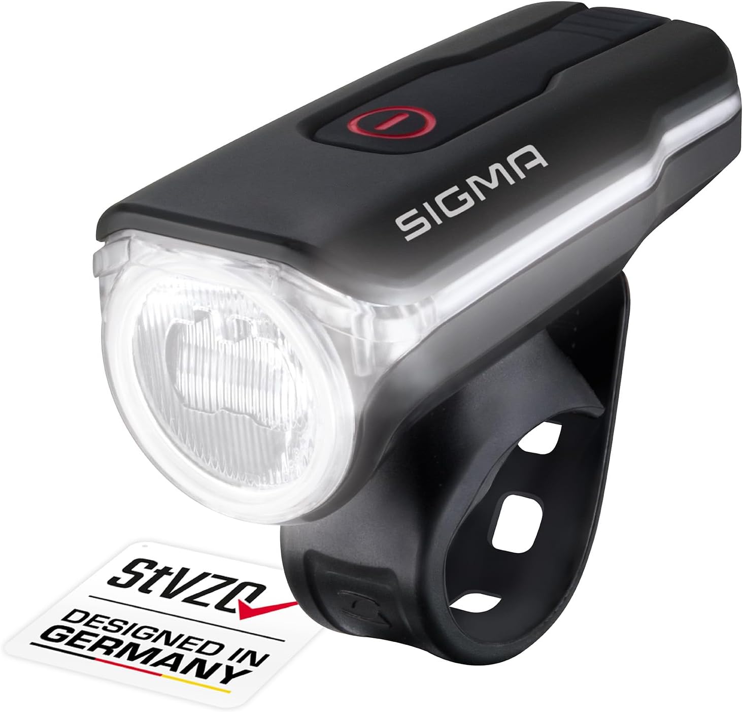 Detalle 2 de Sigma Aura 60 USB / Nugget II — Kit d’éclairage vélo LED rechargeable et résistant aux intempéries