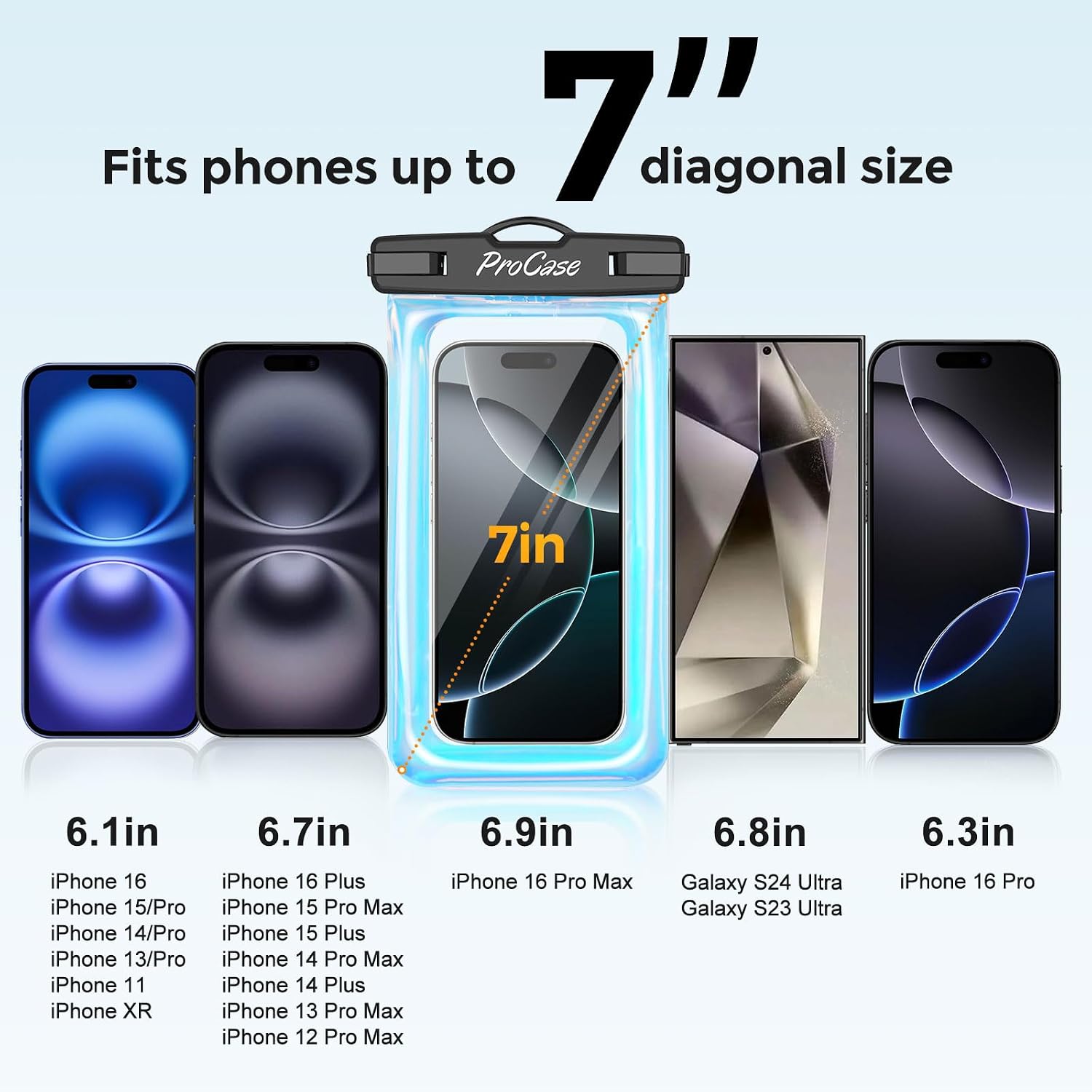 Thumbnail 4 de ProCase Floating Waterproof Phone Pouch 7"