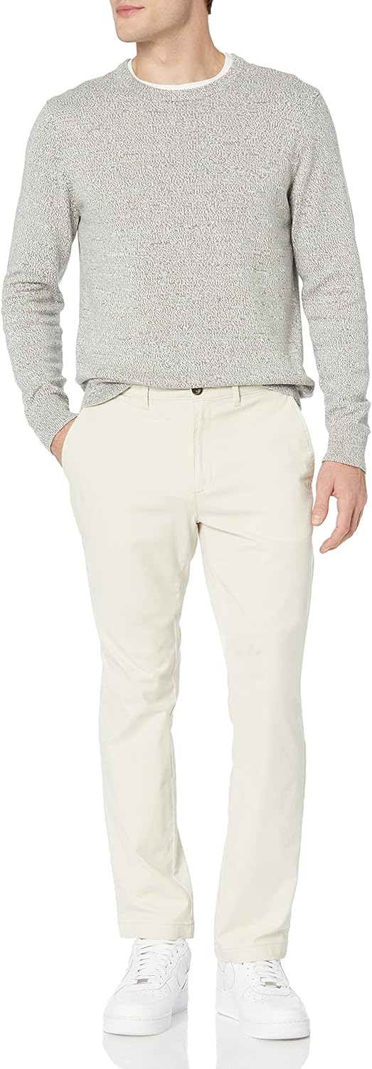Thumbnail 3 de Amazon Essentials Men’s Straight-Fit Casual Stretch Chino Trousers (Khaki)