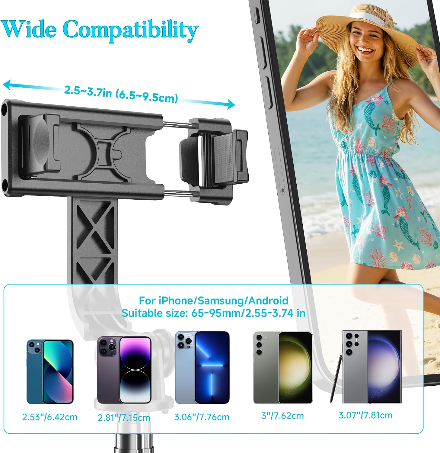Detalle de Selfie Stick Phone Tripod, 41-Inch