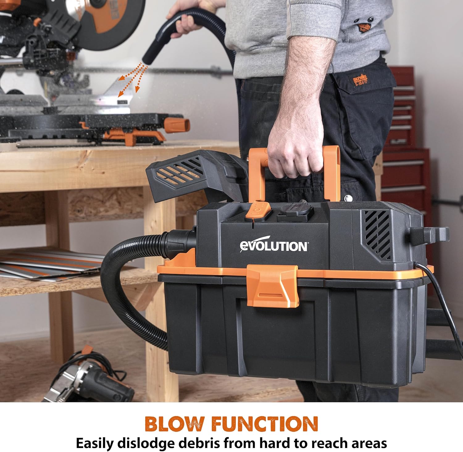 Thumbnail 6 de Evolution R15VAC wet dry vacuum 80 dB