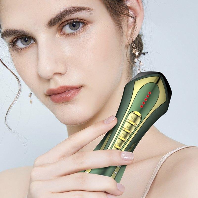 Detalle de Dam Electronics instrumento facial EMS con LED de 3 colores, WAV y VR