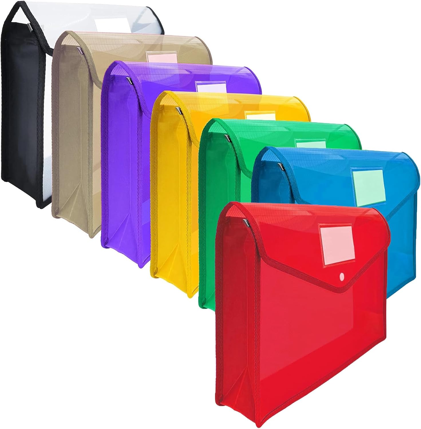Detalle de A4 waterproof document wallets 7-pack