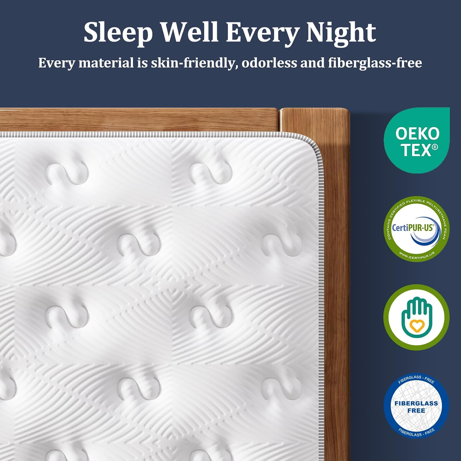 Detalle de BedStory Queen Mattress, 10-Inch