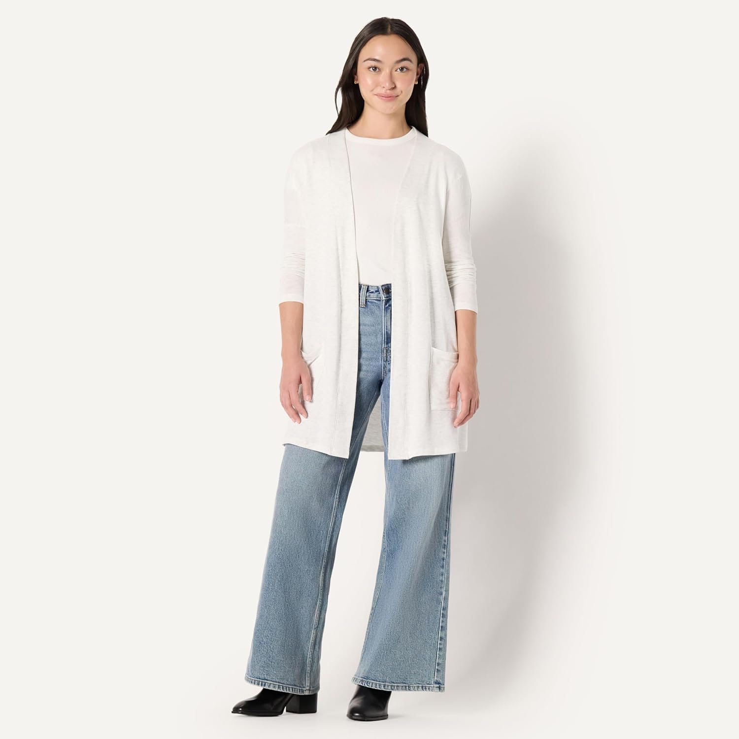 Thumbnail 4 de Amazon Essentials Damen Ultraleichter Relaxed Fit-Cardigan mit offener Vorderseite