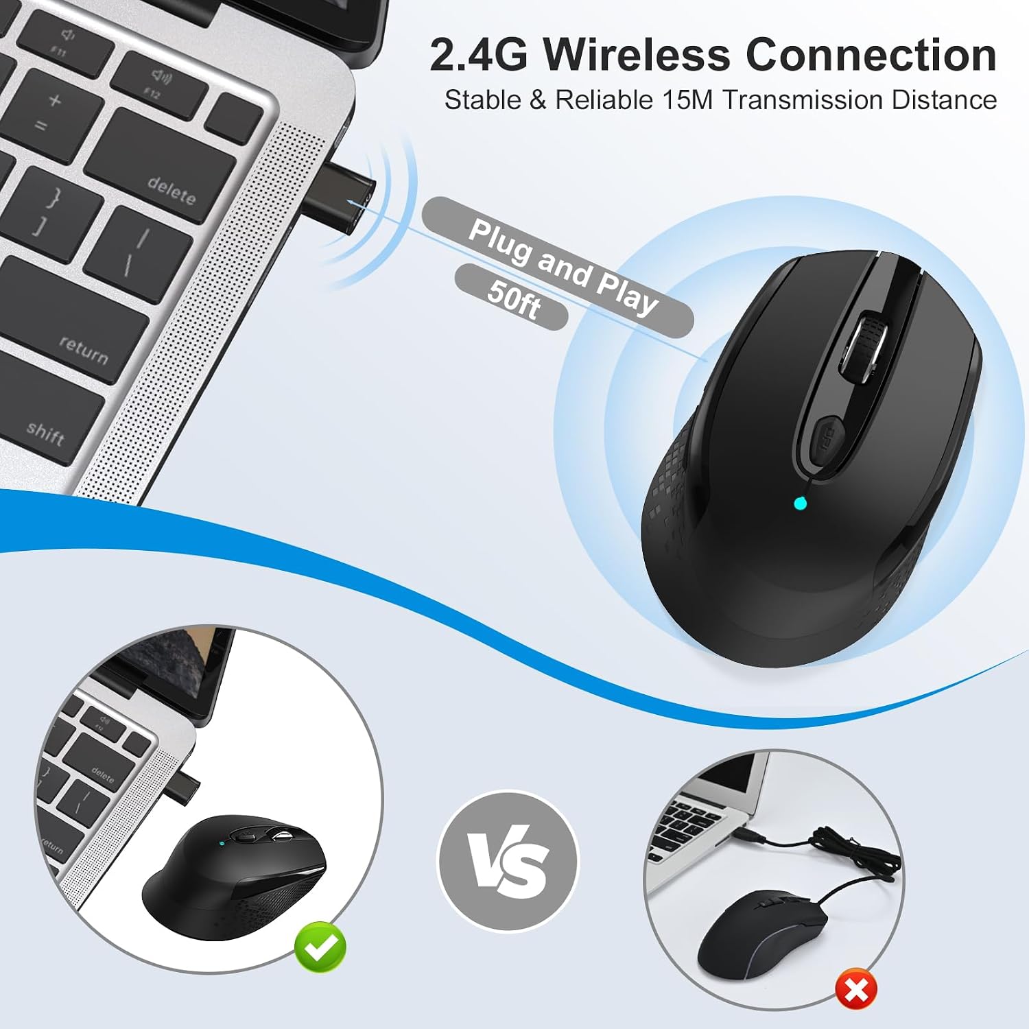 Thumbnail 1 de RaceGT Type C Wireless Mouse