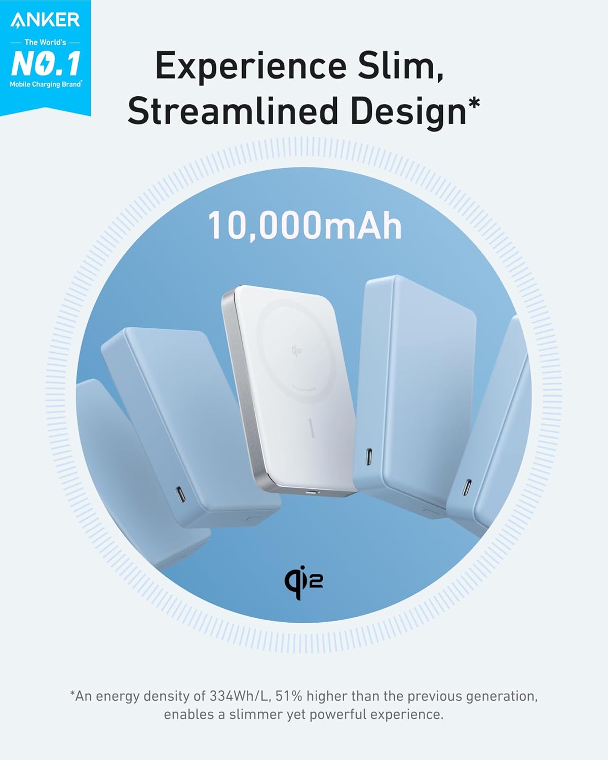 Detalle 2 de Anker MagGo Power Bank 10000 mAh