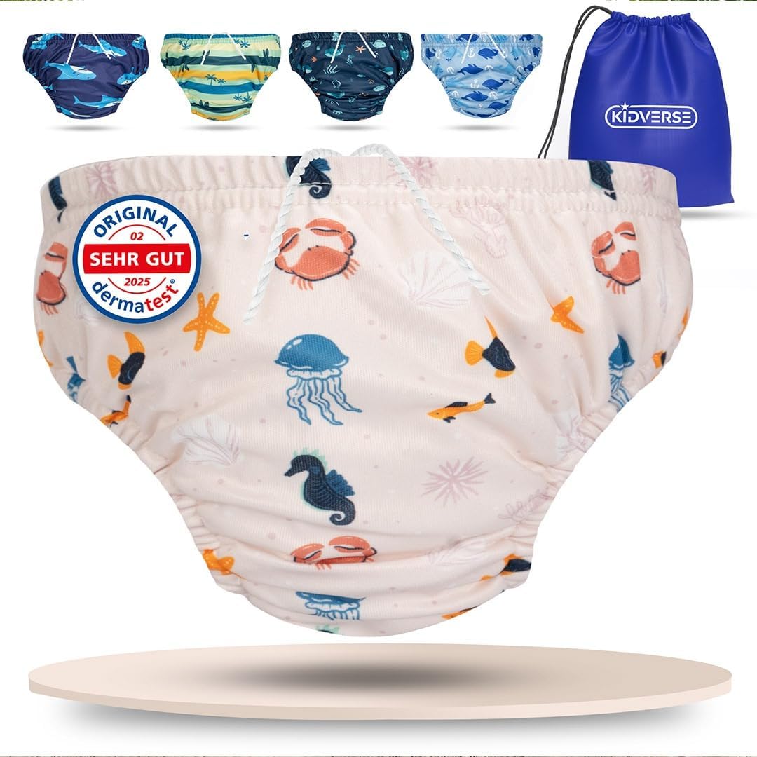 Thumbnail 6 de KIDVERSE Schwimmwindel Baby Badehose ab 1–2 Jahre – Wiederverwendbar, hautfreundlich, mit Tragetasche