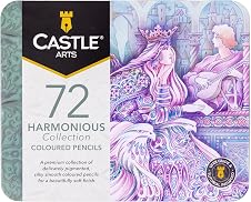Detalle de Castle Art Supplies Harmonious 72 matite colorate 🎨