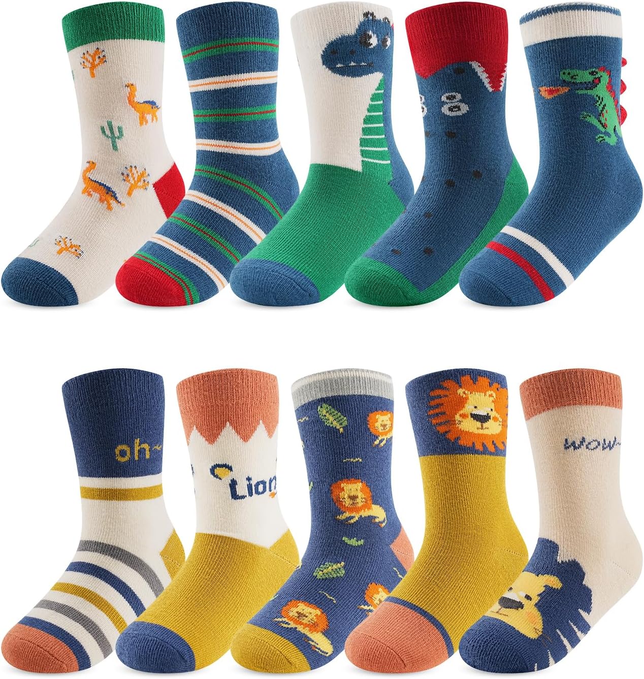 Detalle de Kyopp Funny Socken 10er Set für Kinder