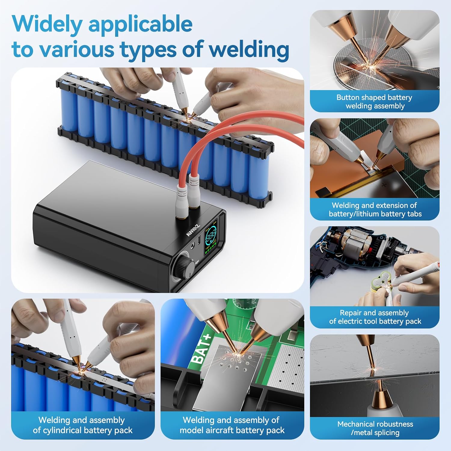 Thumbnail 3 de AWithZ 9000W Battery Spot Welder
