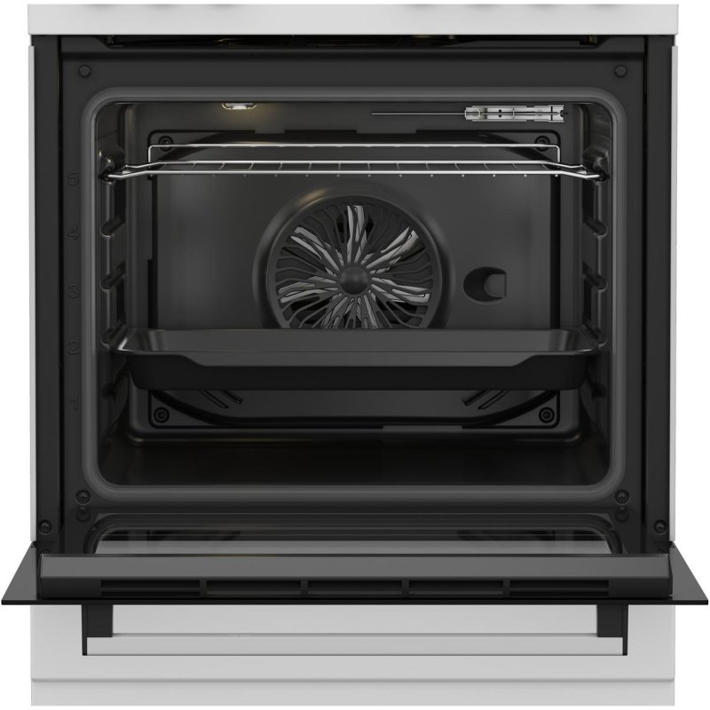 Detalle de Cocina Beko FBE62120WD Mixta 4 fuegos gas, horno eléctrico 66L A Blanca