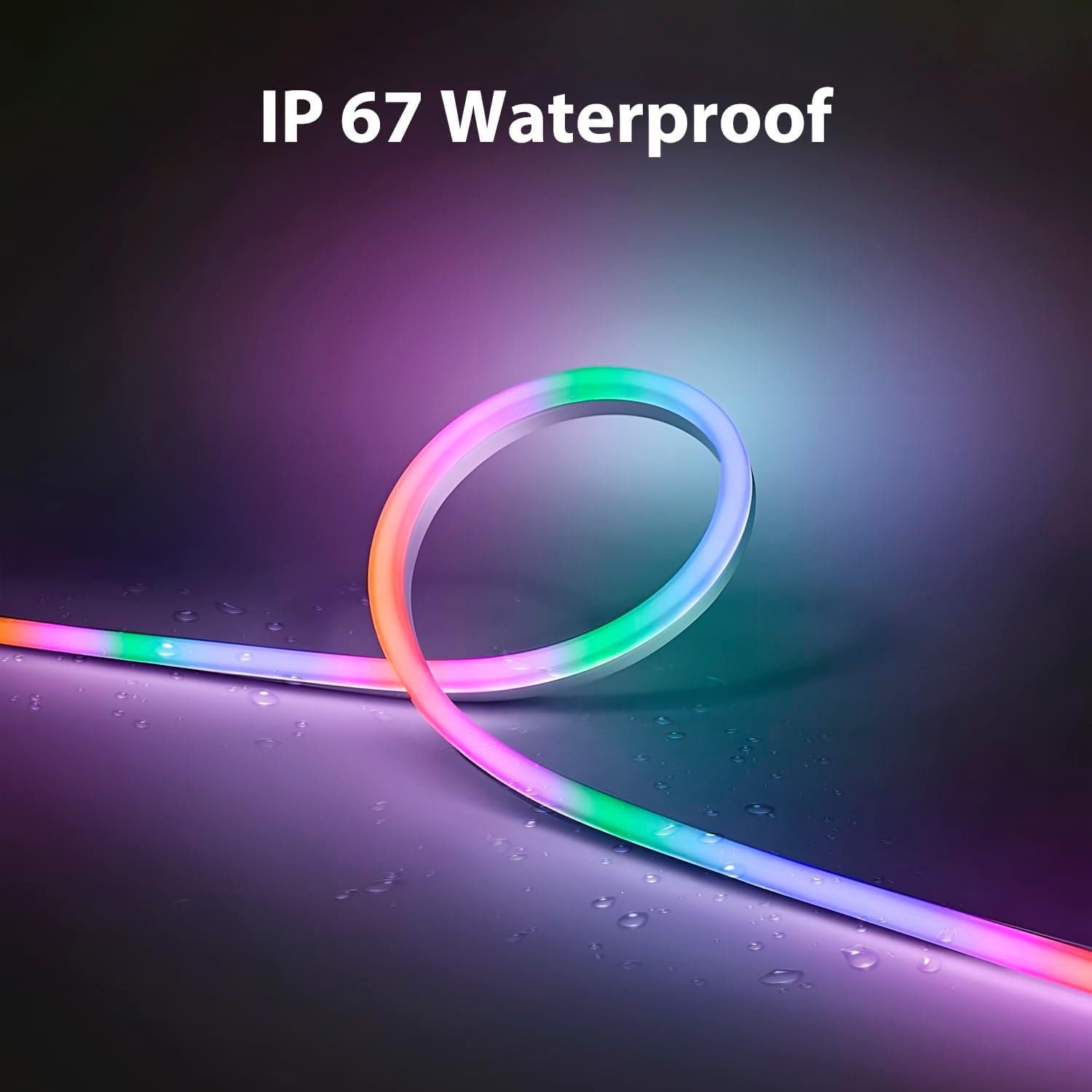 Thumbnail 4 de FWoche Tira LED Neón 5m RGB IC