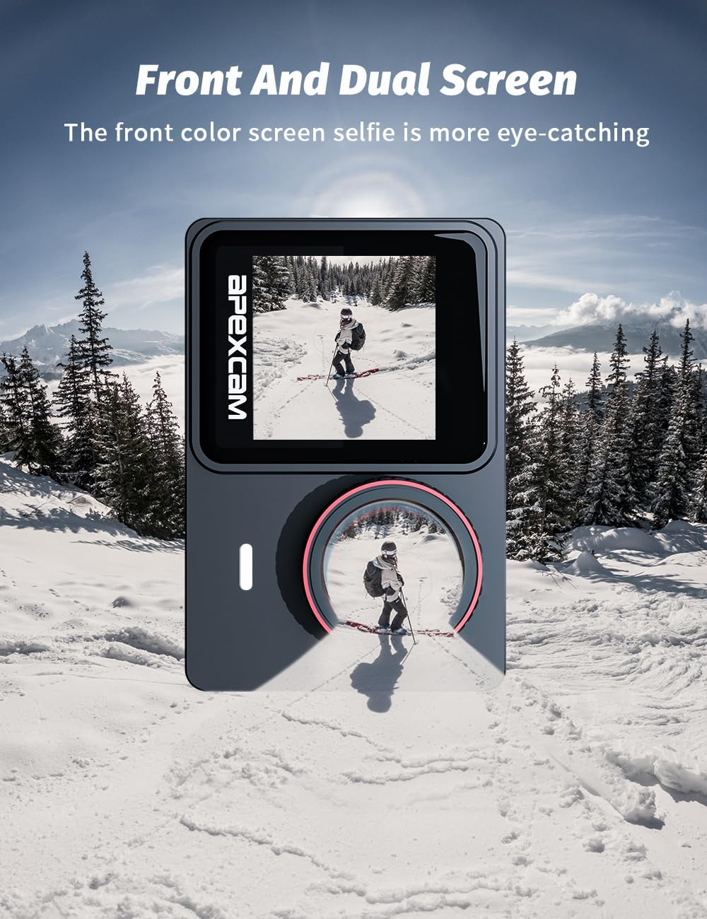 Detalle de Apexcam X80Pro 4K60FPS Action Cam