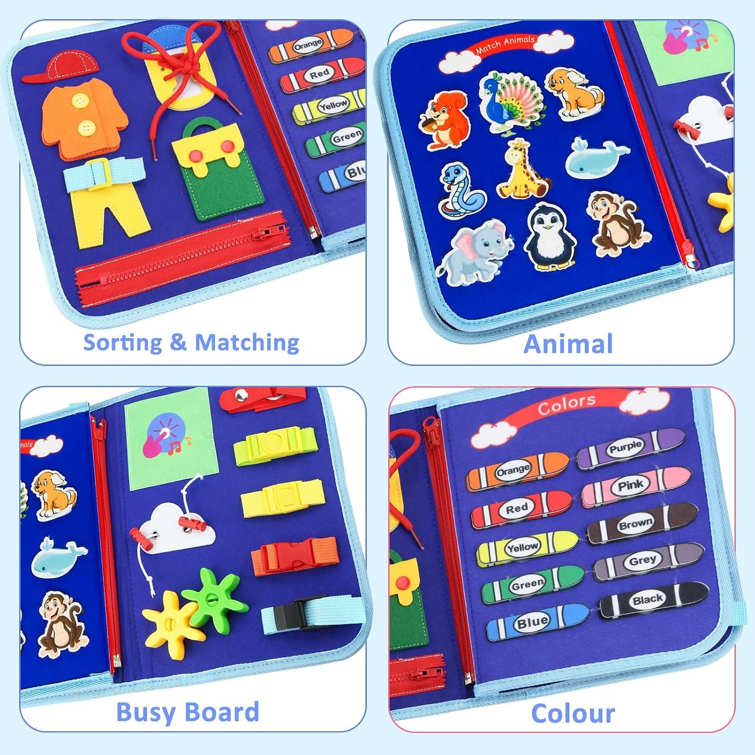 Thumbnail 6 de Busy Board Montessori toy for 1 year old toddlers