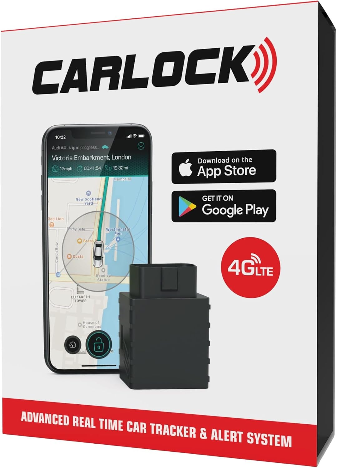 Detalle de CarLock Real Time UK 4G GPS Tracker