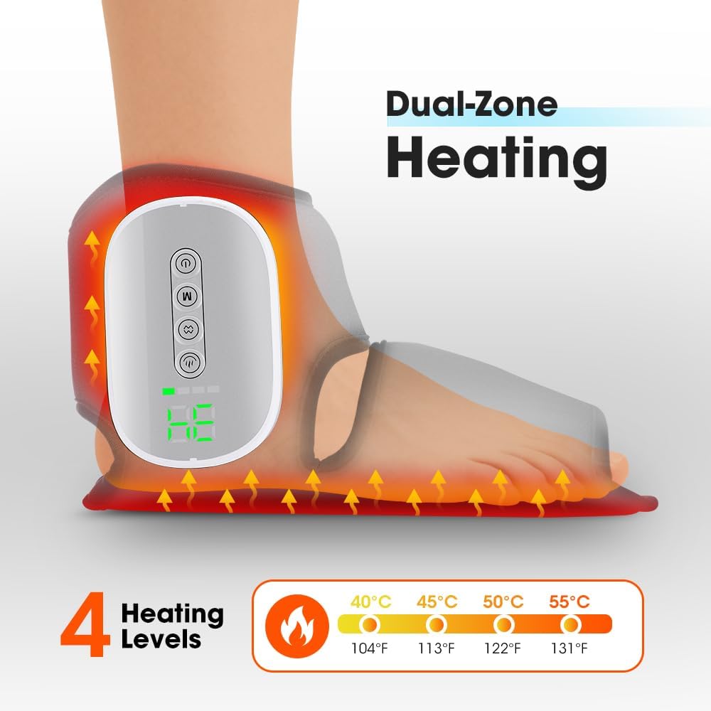 Detalle 2 de Vefacion draadloos voetmassageapparaat met luchtcompressie en warmte