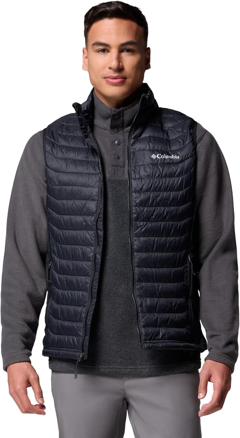 Columbia Powder Pass Gilet ibrido M Nero