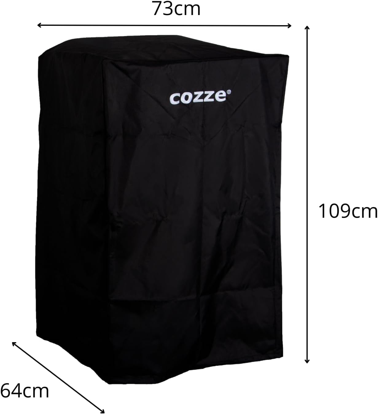 Detalle 1 de Cozze överdrag för pizzaugn och utebord i svart Oxfordvävd polyester
