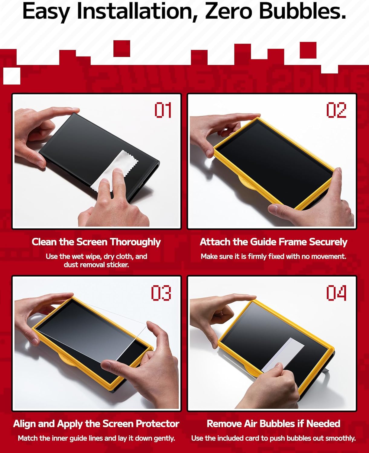 Thumbnail 6 de JSAUX Verre trempé 0,3 mm pour Switch 2