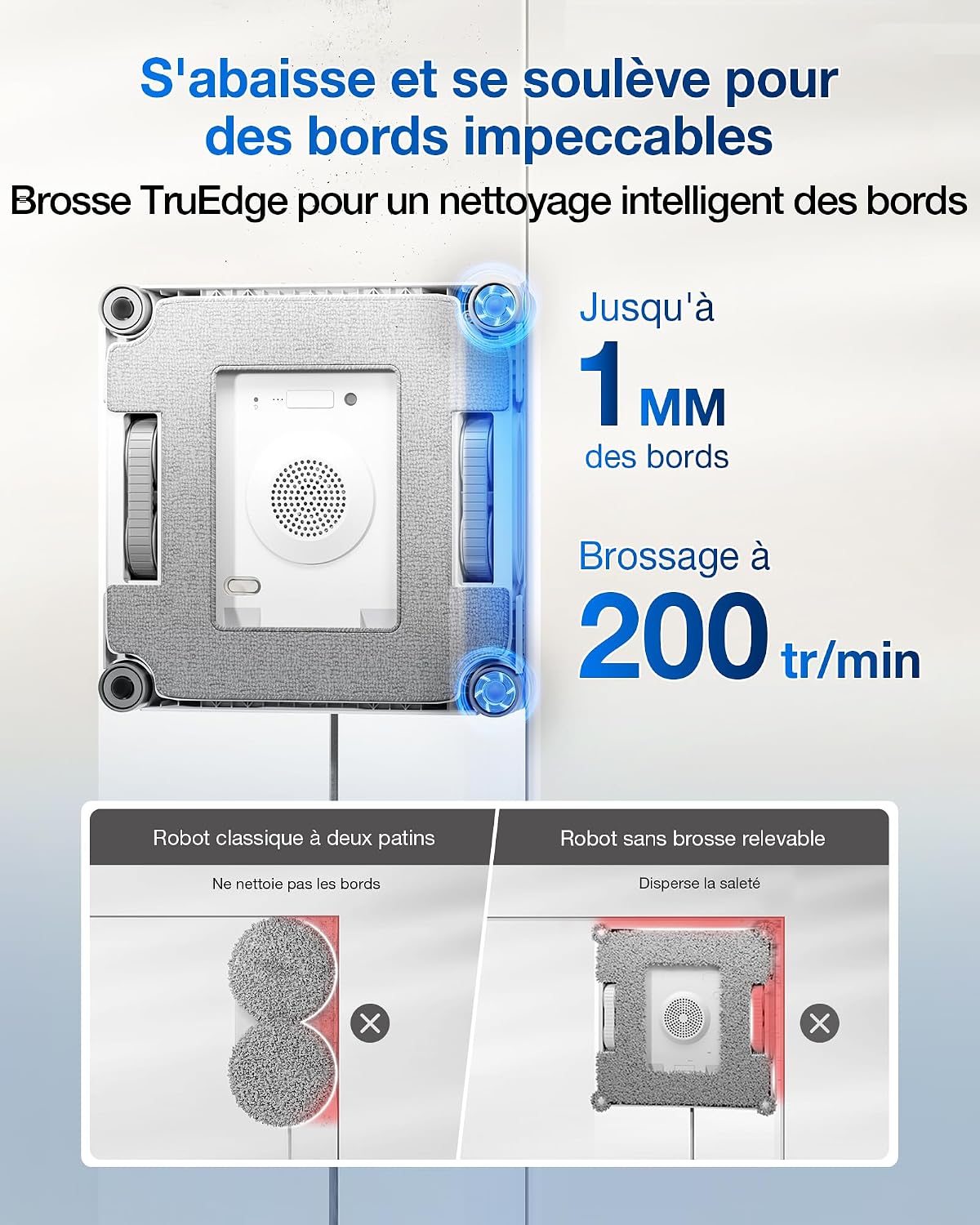 Detalle de ECOVACS WINBOT W2S Omni vitres 110 min đź§˝
