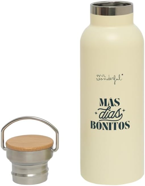 Thumbnail 2 de Mr. Wonderful - Botella térmica 600 ml Acero Inoxidable 😊