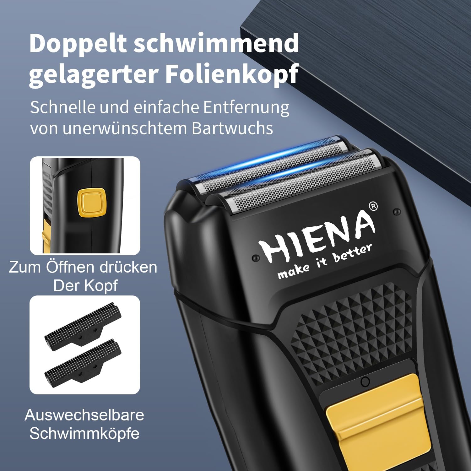 Detalle de HIENA Professionelles Haarschneideset Trimmer
