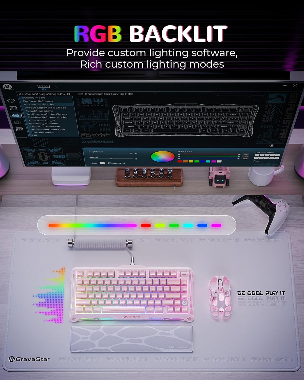 Thumbnail 5 de GravaStar Mercury K1 75% wireless keyboard ⌨