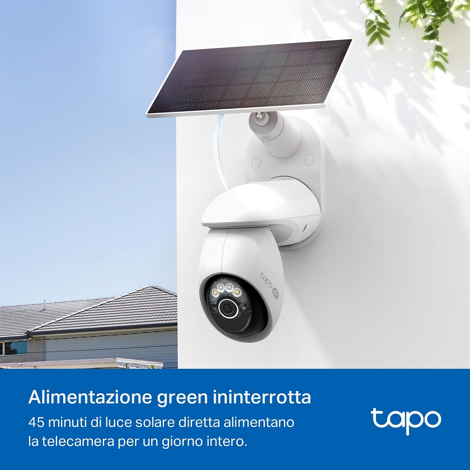 Detalle 2 de TP-Link Tapo C660 Telecamera 4K 8MP con pannello solare e batteria 10000mAh