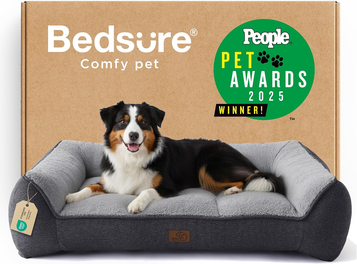 Detalle de Bedsure XL Orthopedic Dog Bed 114x81cm