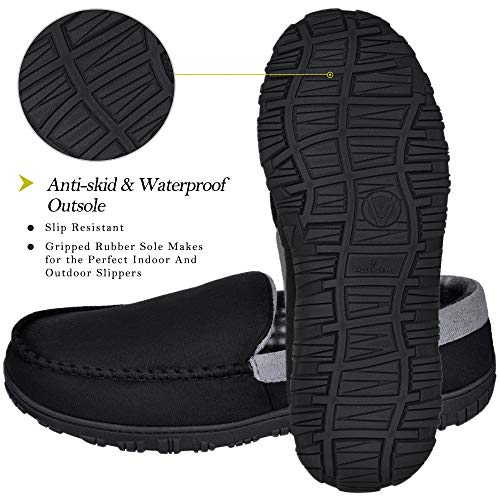 Detalle de MIXIN Men's Casual Slip On Moccasins: Micro Suede Flats with Memory Foam