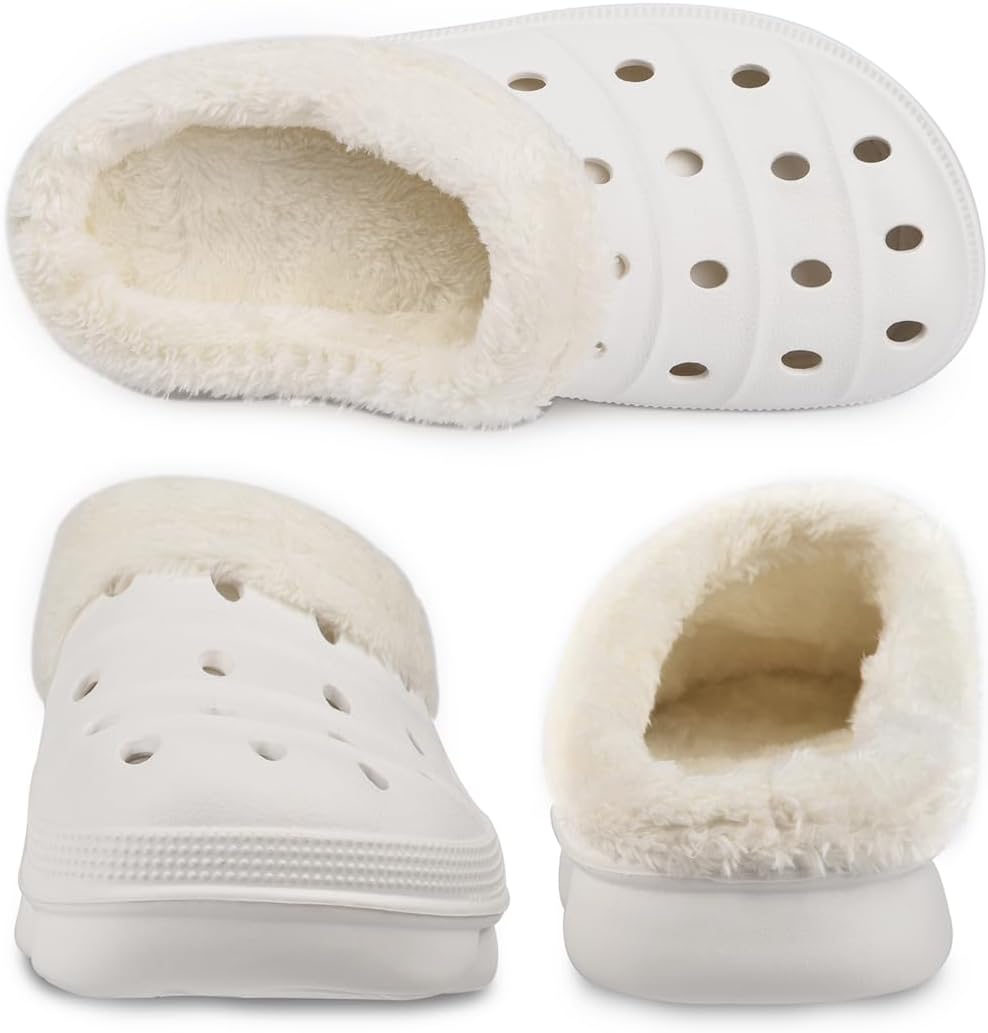 Thumbnail 2 de Harssidanzar gefütterte Clogs mit Fleece-Futter (Unisex) – warme, rutschfeste Winter-Slipper für drinnen & draußen