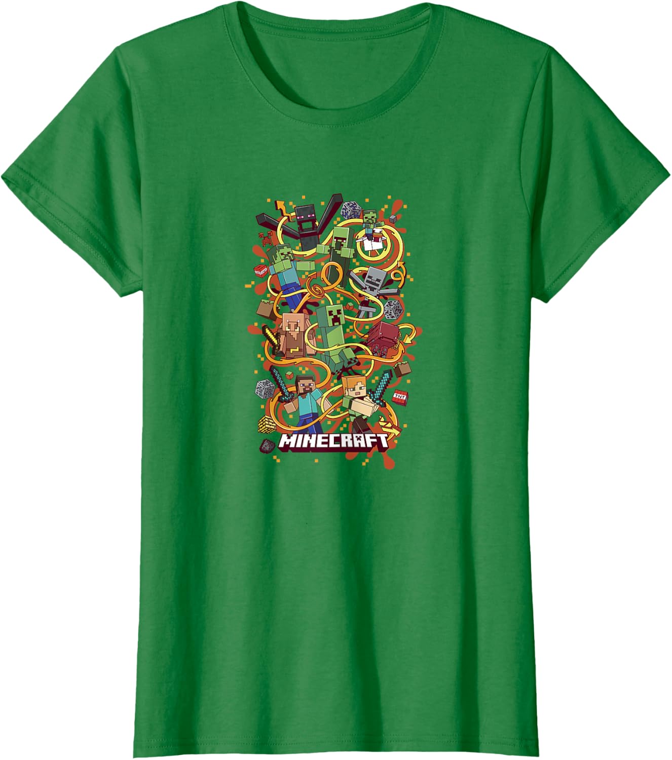 Thumbnail 2 de Minecraft Group Shot T‑Shirt Arrow