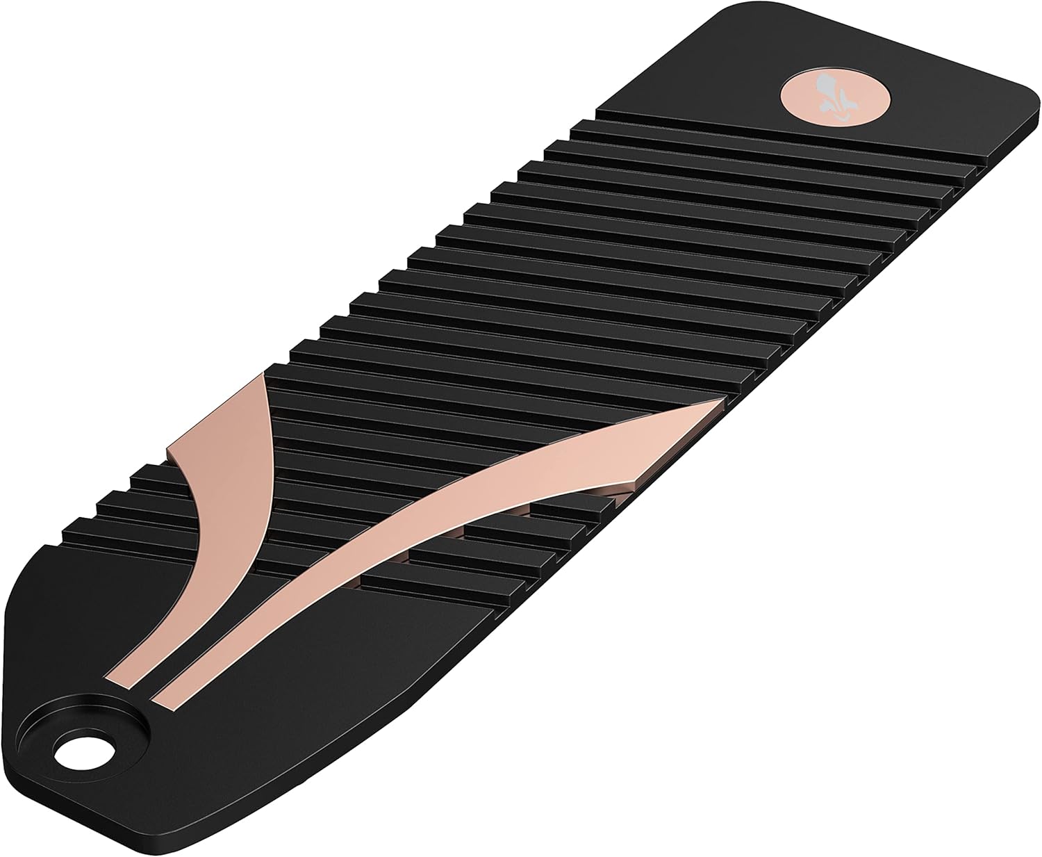 Detalle de SABRENT SB-PSHS PS5 M.2 NVMe heatsink 1 aluminium cooler