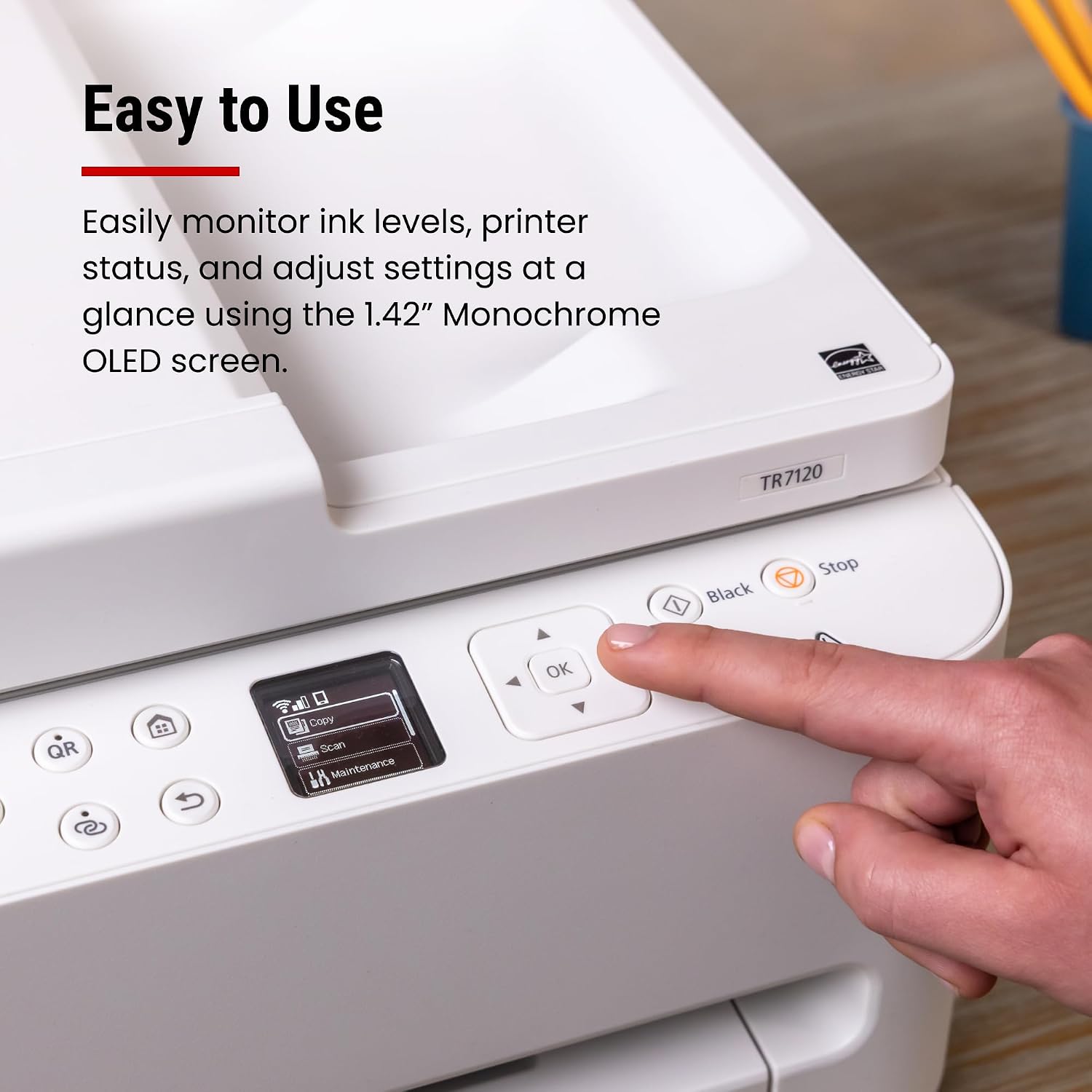 Thumbnail 3 de Canon PIXMA TR7120 Wireless Color Inkjet Printer: Compact All-in-One for Home Use