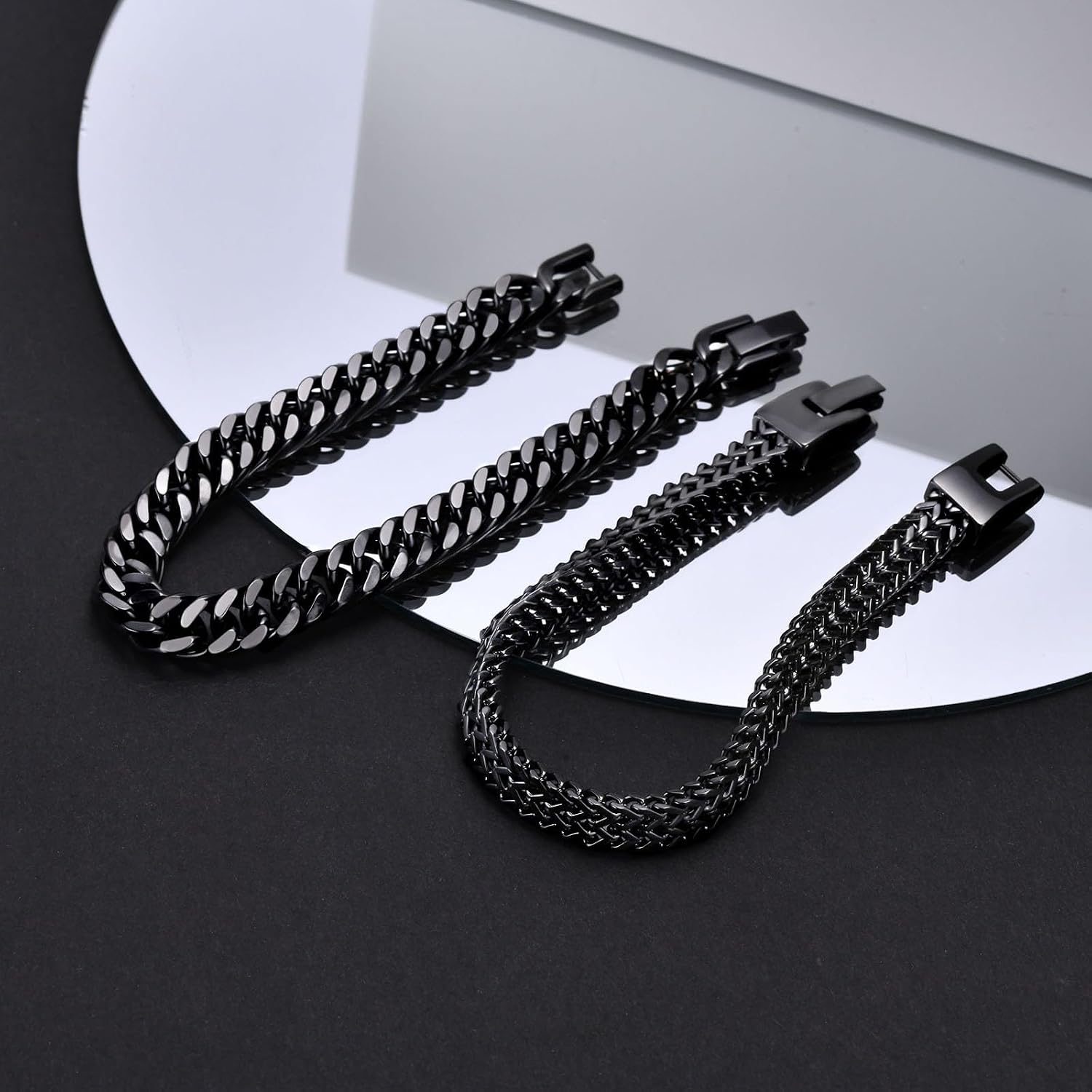 Thumbnail 5 de Herren Armband 8 mm 2er Set đ