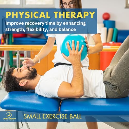 Thumbnail 6 de ProBody Pilates Ball Small — 9 Inch Small Exercise Ball (Blue) by ProBody Pilates