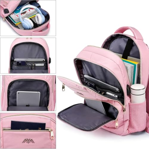 Detalle 2 de YAMTION School Backpack for Girls and Women: 35L Laptop Backpack with USB Port (15.6")