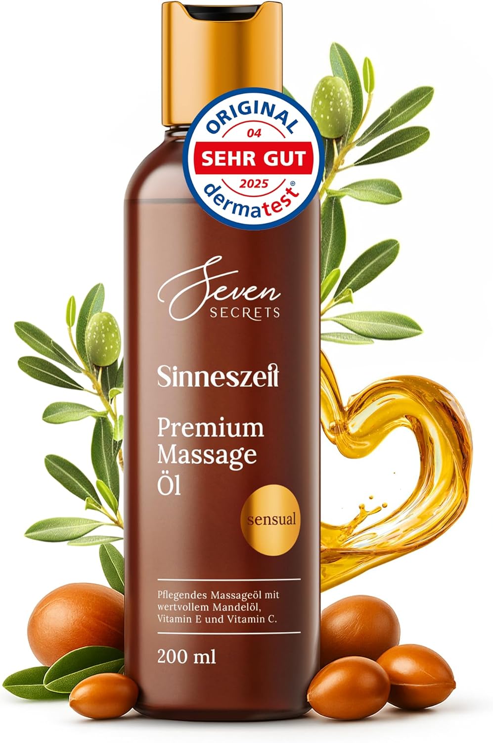Massageöl 200 ml für sinnliche Massagen