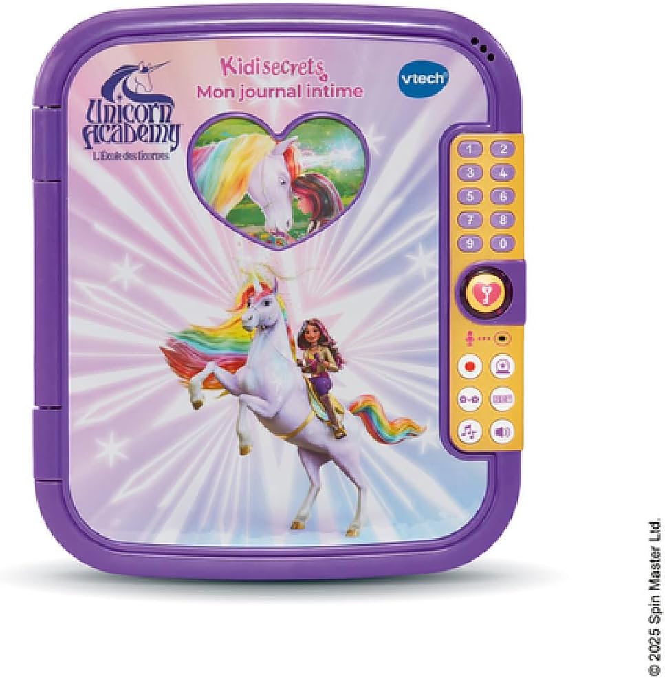 Thumbnail 1 de VTech KidiSecrets Mon Journal Intime L’École des Licornes — journal électronique à code 4 chiffres dès 5 ans