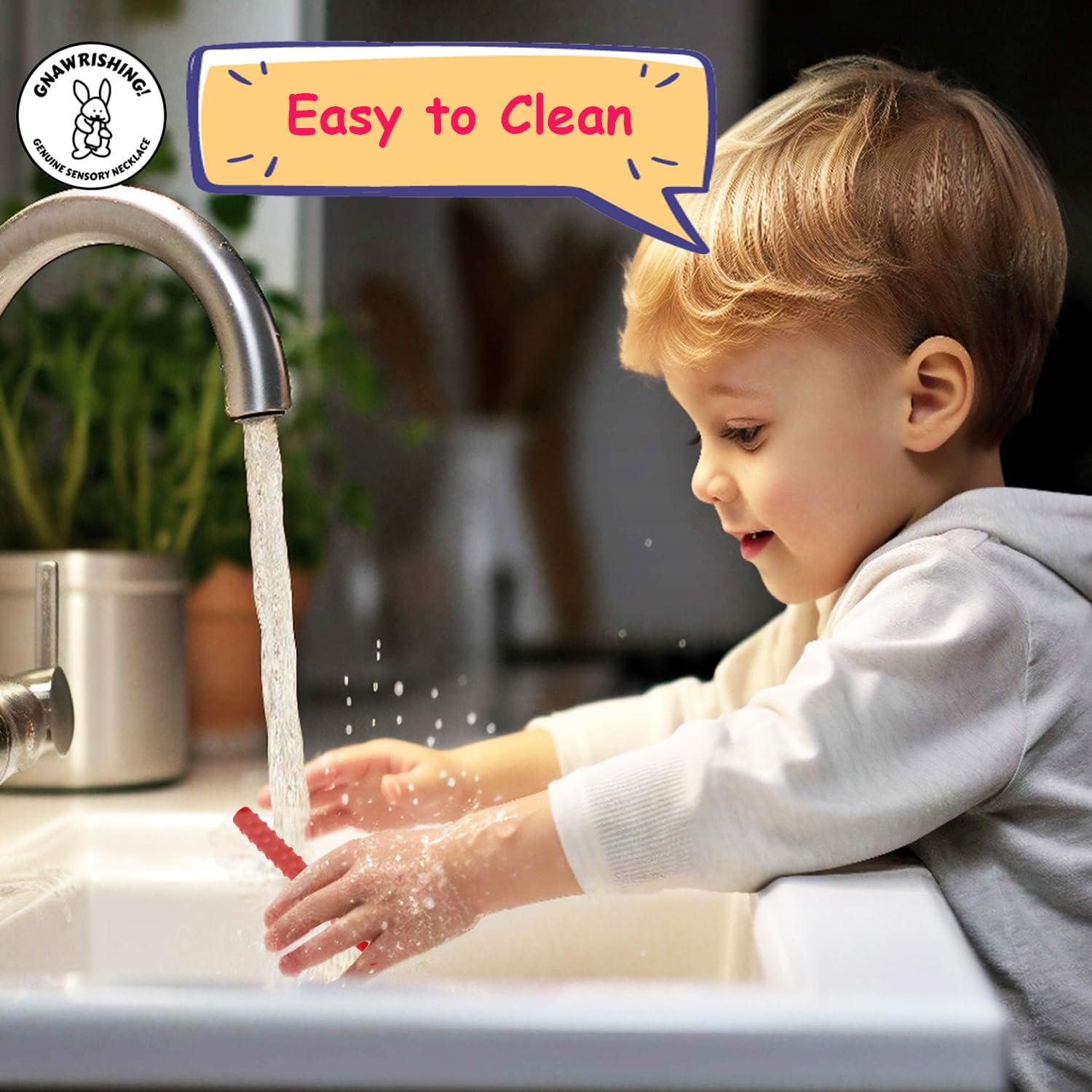 Thumbnail 5 de GNAWRISHING Chew Necklaces for Sensory Kids (8-piece silicone chewy necklaces)