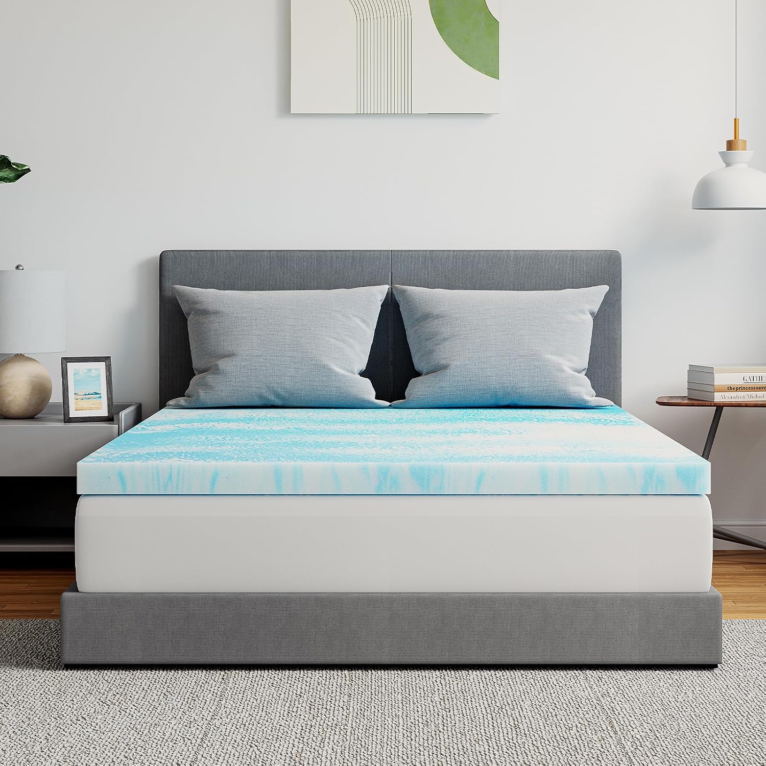Thumbnail 6 de Novilla Memory Foam Mattress Topper 3-Inch