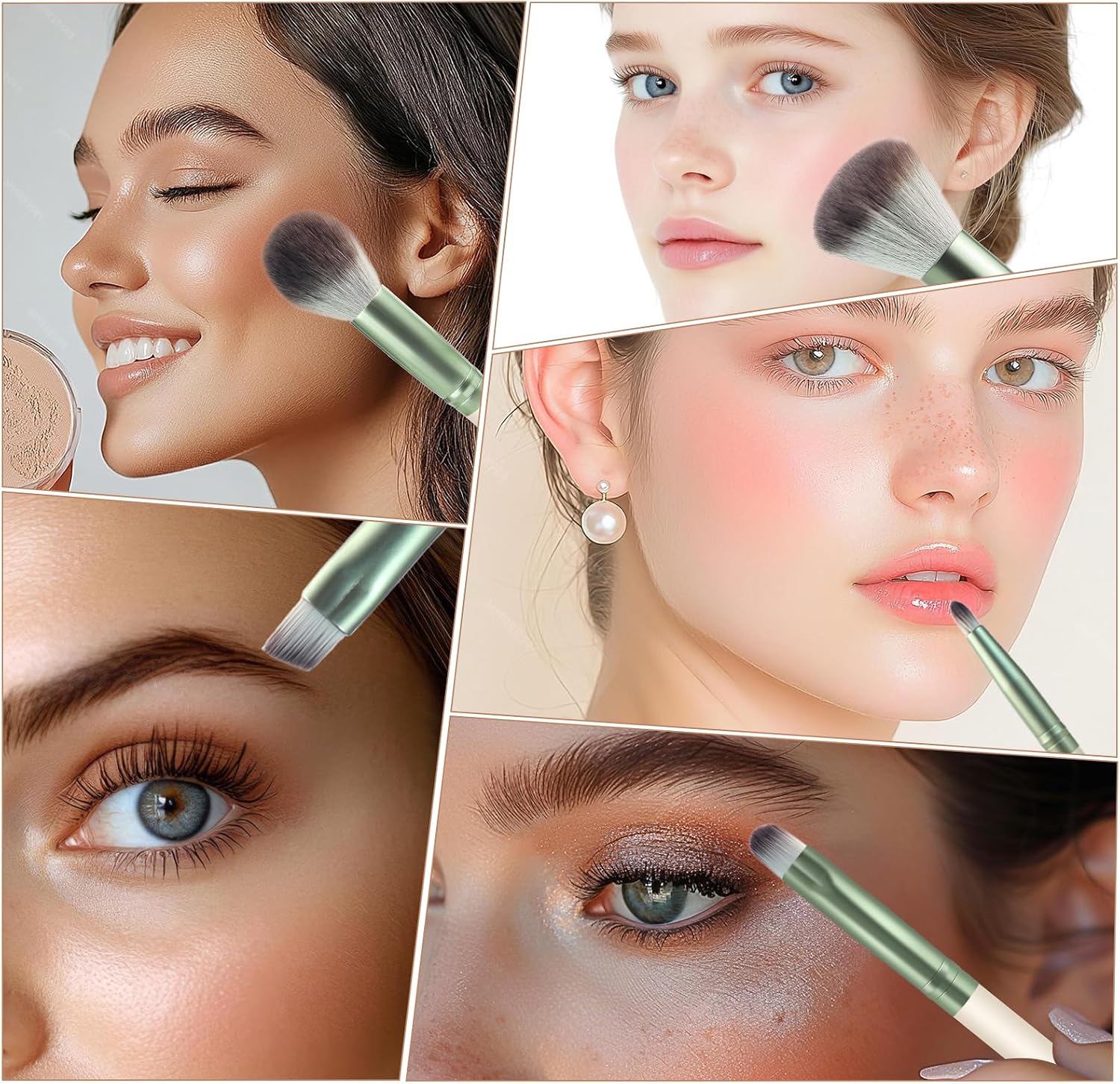 Thumbnail 6 de HEYMKGO Set pennelli trucco 12 pezzi premium 🎨