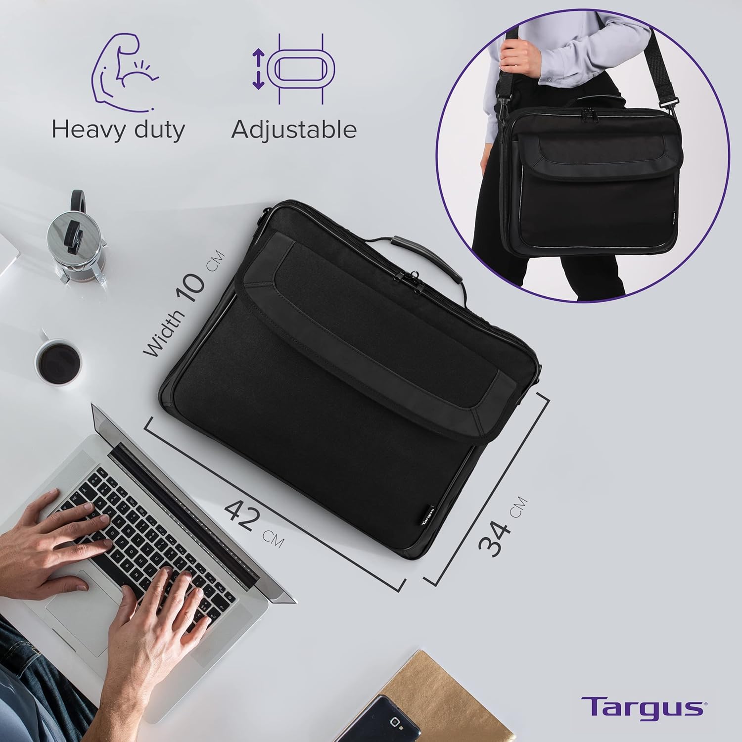 Detalle 1 de Targus Classic Clamshell 15,6 pouces TAR300