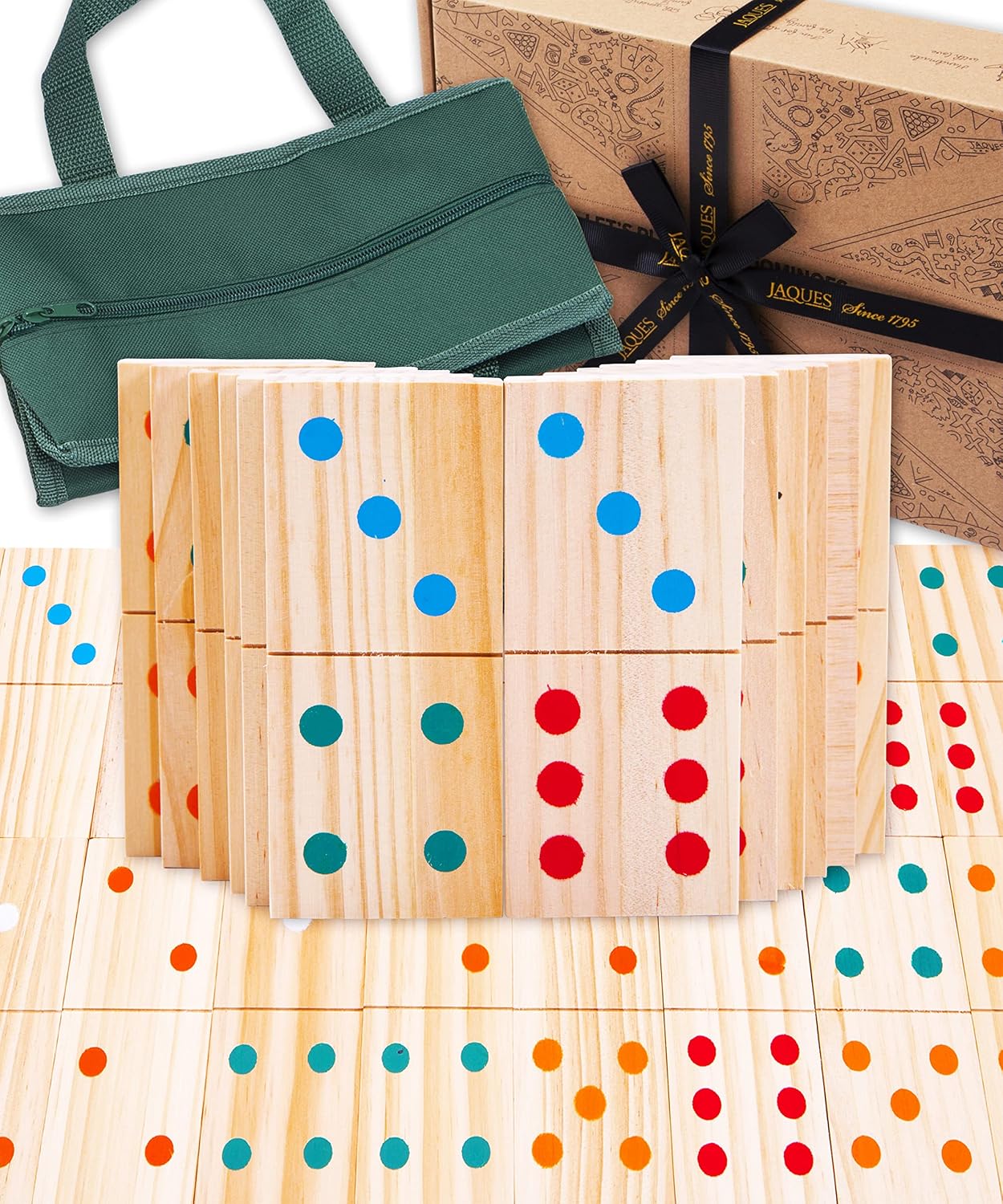Detalle de Jaques of London giant dominoes double 6