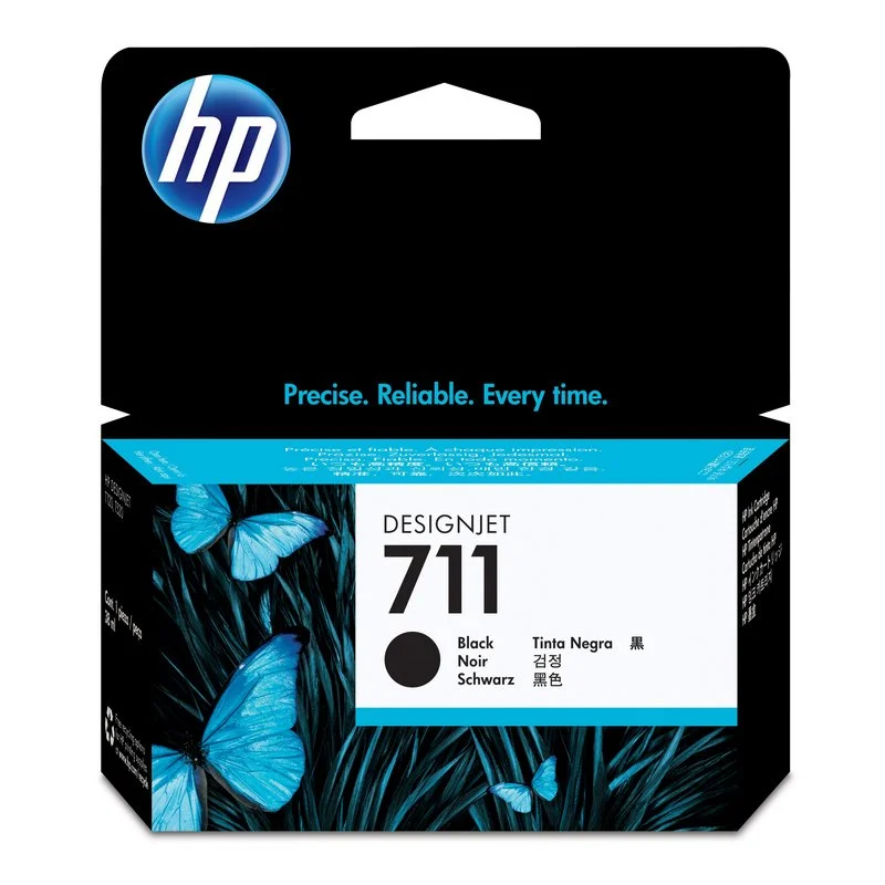 Detalle de Cartucho de Tinta Original HP 711 Negro (38 ml) – para resultados consistentes